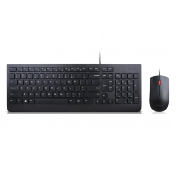 Lenovo 4X30L79915 Teclado Completo QWERTY Español Alámbrico USB con Teclado Numérico y Ratón Kit Universal Negro Lenovo 4X30L79915 Teclado Completo QWERTY Español Alámbrico USB con Teclado Numérico y Ratón Kit Universal Negro