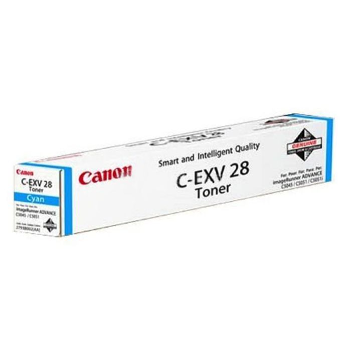 Canon C-EXV28 2793B002 Tóner Cian Original para Canon C5045(i)/C5051(i) – Rendimiento hasta 38.000 Páginas