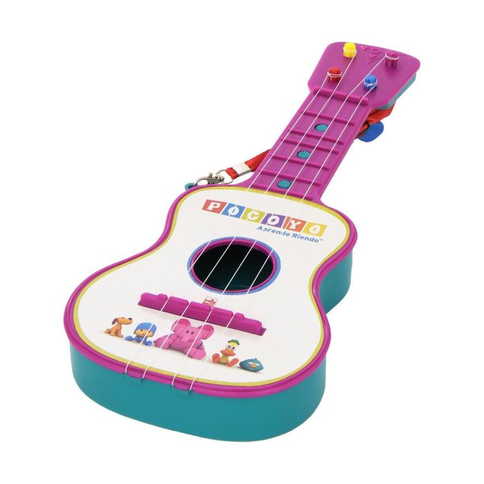 Guitarra 4 cuerdas en estuche pocoyo 1