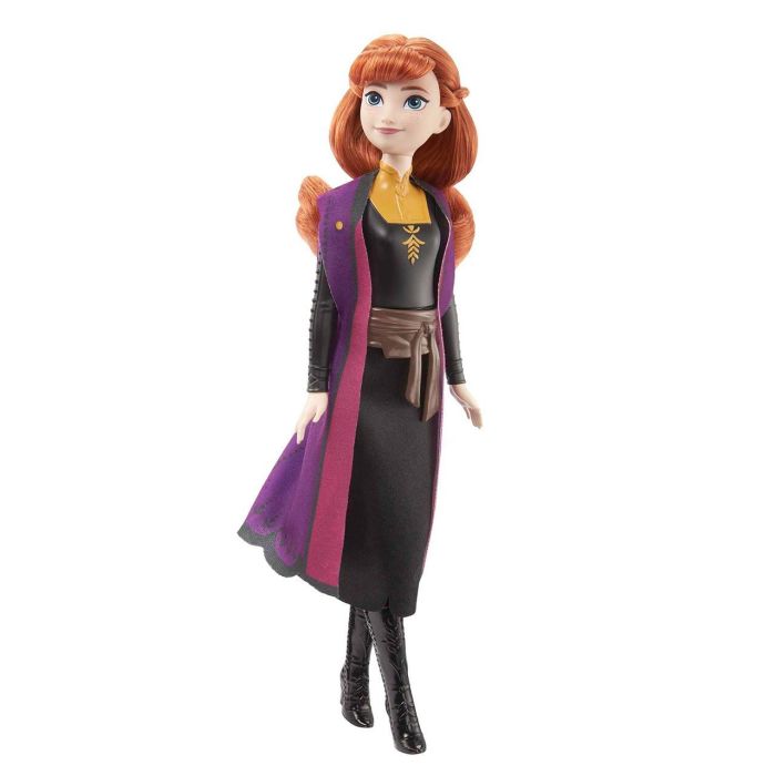 Mattel HLW50 Muñeca de Moda Frozen 2 Anna Articulada, con Chaleco y Conjunto de Viaje, Disney (Edad +3 Años) 1 Mattel HLW50 Muñeca de Moda Frozen 2 Anna Articulada, con Chaleco y Conjunto de Viaje, Disney (Edad +3 Años) 1