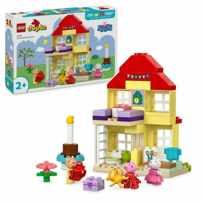 LEGO DUPLO 10433 Fiesta de cumpleaños de Peppa Pig - Juguete de construcción para niños de 2 años