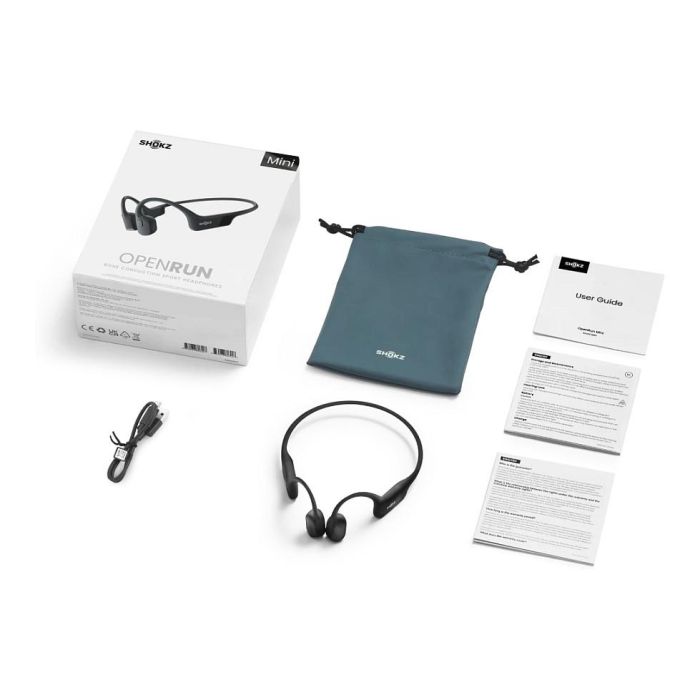 Shokz OpenRun Mini Auriculares Bluetooth Inalámbricos de Conducción Ósea para Deportes en Color Negro 4 Shokz OpenRun Mini Auriculares Bluetooth Inalámbricos de Conducción Ósea para Deportes en Color Negro 4