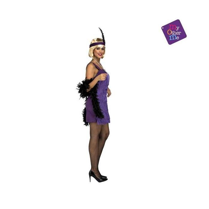 Disfraz adulto charlestón morado talla m-l 2 Disfraz adulto charlestón morado talla m-l 2