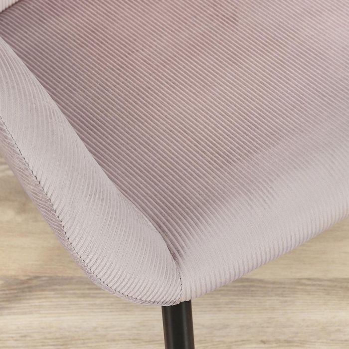 Home Deco Factory Butaca Rosa Giulia - Estilo Escandinavo, Tapizado de Terciopelo, Patas de Metal 5 Home Deco Factory Butaca Rosa Giulia - Estilo Escandinavo, Tapizado de Terciopelo, Patas de Metal 5