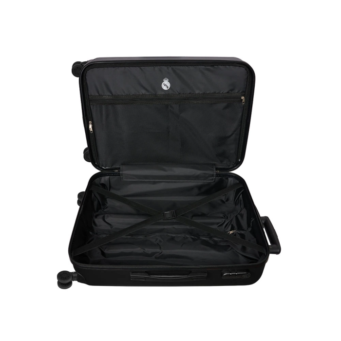Safta Maleta Mediana Trolley 24" Real Madrid 2ª Equipación Cierre Candado TSA Ruedas 360º 60L 1