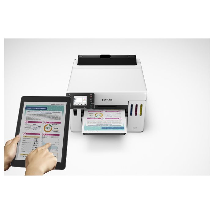 Canon MAXIFY GX5550 Impresora Tintas A4 LAN WLAN 600x1200 DPI 500 Hojas Duplex 3 Canon MAXIFY GX5550 Impresora Tintas A4 LAN WLAN 600x1200 DPI 500 Hojas Duplex 3