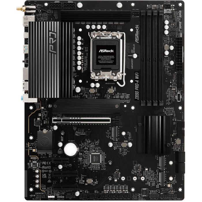 ASRock 1851 Z890 Pro-A Wifi DDR5 Placa Base Intel Z890 LGA 1851 para Intel Core Ultra (Series 2) Wi-Fi 6E BT 5.3 1 ASRock 1851 Z890 Pro-A Wifi DDR5 Placa Base Intel Z890 LGA 1851 para Intel Core Ultra (Series 2) Wi-Fi 6E BT 5.3 1