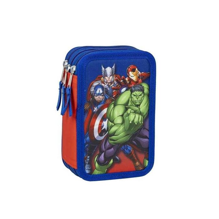Giotto Plumier Estuche Escolar Completo con Accesorios para Dibujo y Pintura Avengers Azul Medidas 12.5x6.5x19.5 cm Niños +3 Años 0 Giotto Plumier Estuche Escolar Completo con Accesorios para Dibujo y Pintura Avengers Azul Medidas 12.5x6.5x19.5 cm Niños +3 Años 0