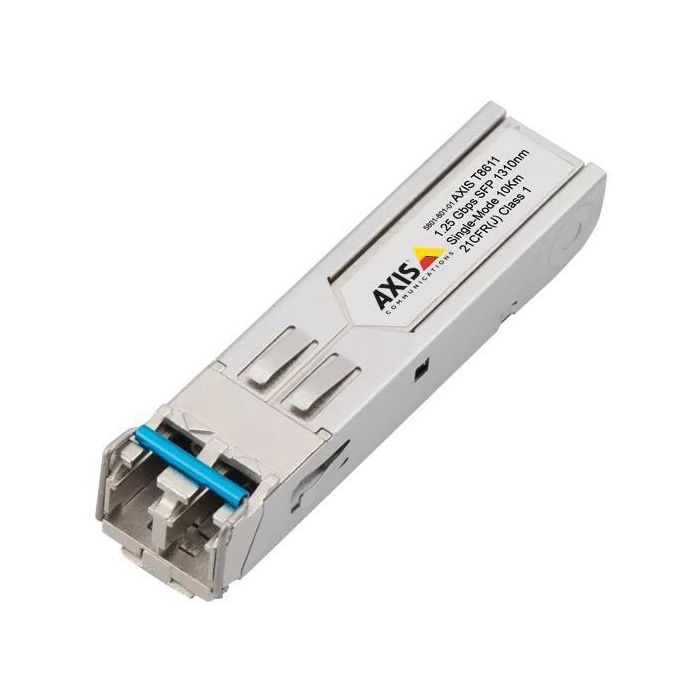 Axis T8611 Módulo Transceptor SFP LC.LX 10km Fibra Óptica Monomodo 1310nm Grado Industrial para Redes
