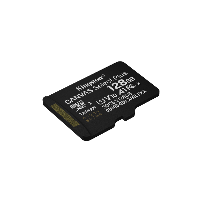 KINGSTON SDCS3/128GB MicroSDXC 128GB Clase 10 UHS-I A1 V10 150MB/s Adaptador SD Incluido