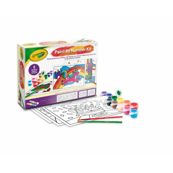 Crayola Mis Primeras Creaciones - Set Pinta por Números para Niños a partir de 5 años 7 Crayola Mis Primeras Creaciones - Set Pinta por Números para Niños a partir de 5 años 7