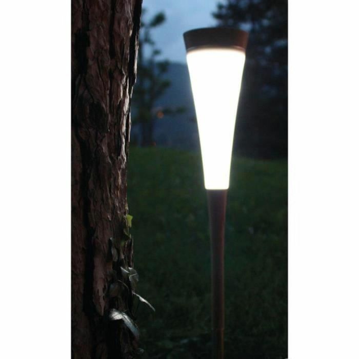 Lámpara solar de caña corta, 30 lúmenes, color blanco 5 Lámpara solar de caña corta, 30 lúmenes, color blanco 5