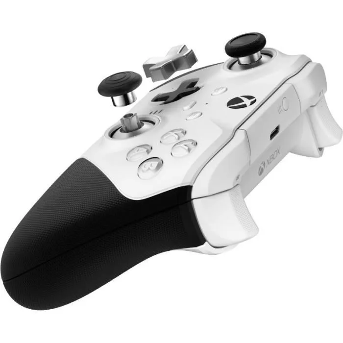 Microsoft Xbox Elite Controller Series 2 Core Edition White Gamepad Inalámbrico y alámbrico Bluetooth/USB para PC y Xbox One 4