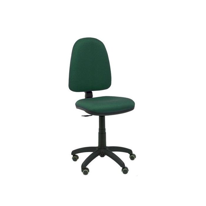 Silla Piqueras Y Crespo Ayna Mecanismo Contacto Permanente Ruedas De Parquet Asiento Y Respaldo Tapizado Bali Verde Botella