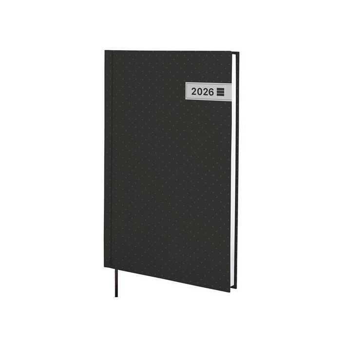 Finocam Y10-140x204 mm Svv Agenda Dynamic Porto Tapa Dura Negro 2026