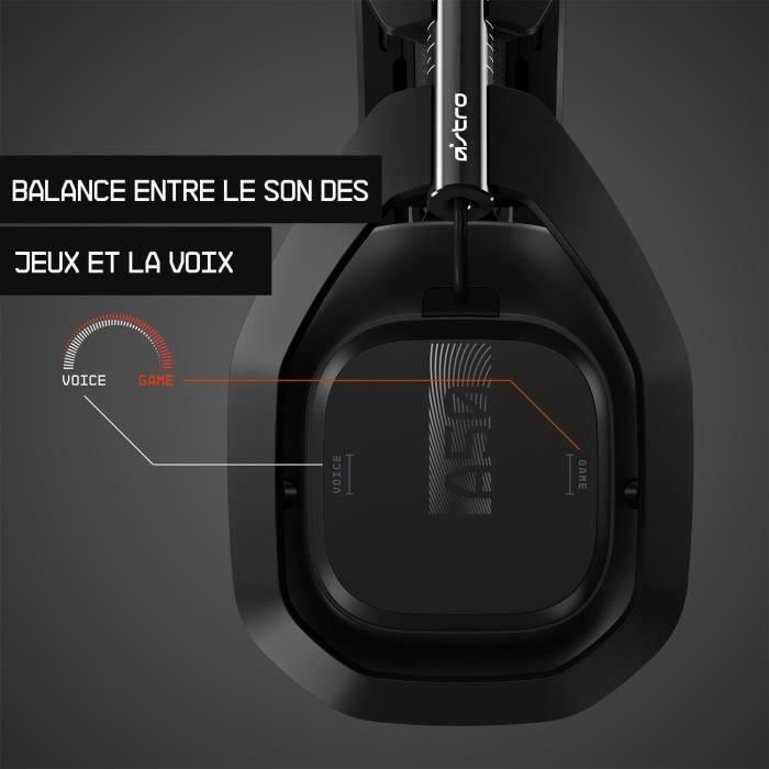 Auriculares ASTRO Astro A50 - Inalámbricos - Diseño montado en la cabeza - Estéreo - Negro - Alcance 914,4 cm - 20 Hz / 20 kHz - 3 Auriculares ASTRO Astro A50 - Inalámbricos - Diseño montado en la cabeza - Estéreo - Negro - Alcance 914,4 cm - 20 Hz / 20 kHz - 3