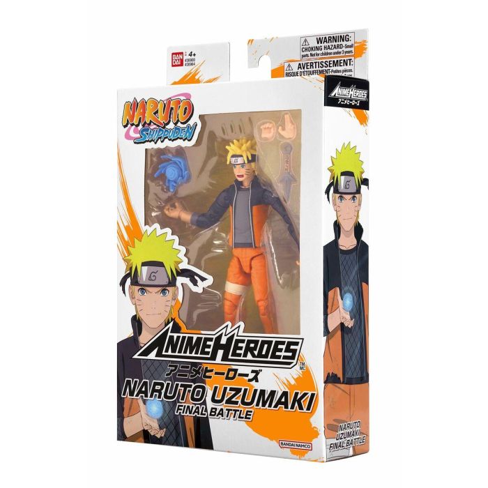 Figura Anime Heroes - Bandai - Naruto Shippuden - Naruto Uzumaki (Final Battle) - 17 cm 8