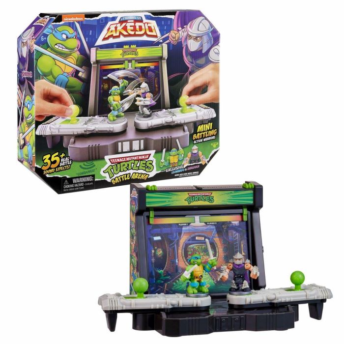 Arena de batalla de las Tortugas Ninja - Akedo - Moose Toys