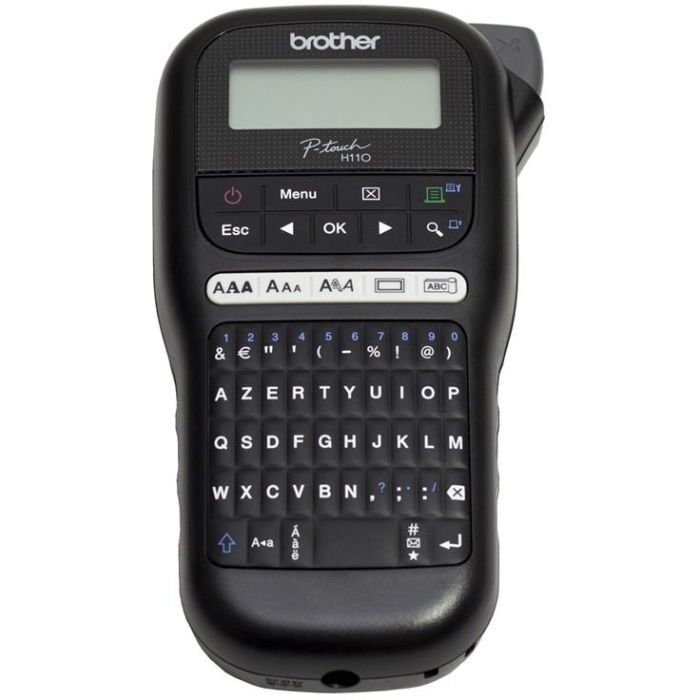 Brother P-touch H110 Rotuladora de Etiquetas Portátil QWERTY con Transferencia Térmica para Cintas TZe de 3.5 a 12mm 3 Brother P-touch H110 Rotuladora de Etiquetas Portátil QWERTY con Transferencia Térmica para Cintas TZe de 3.5 a 12mm 3