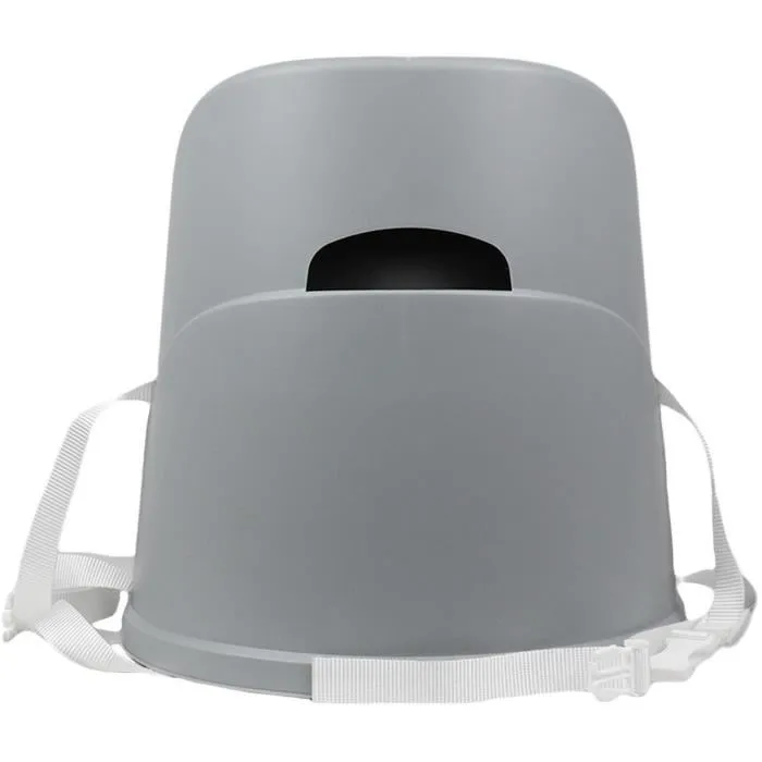 Thermobaby Silla Elevadora BLOC Tudi Charming Grey para Bebé - Ligera, Compacta y Segura con Arnés de 3 Puntos 2