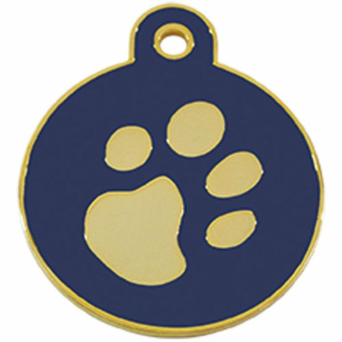 Placa identificativa para collar Imarc Circle Azul Dorado 1 Placa identificativa para collar Imarc Circle Azul Dorado 1