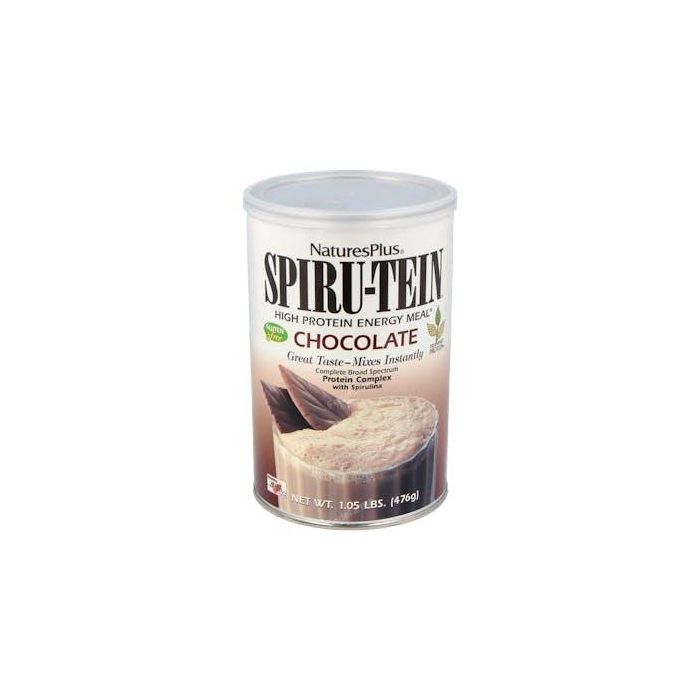 Nature's Plus Spiru-Tein Batido Proteínas Vegetales con Espirulina Sabor Chocolate 476g
