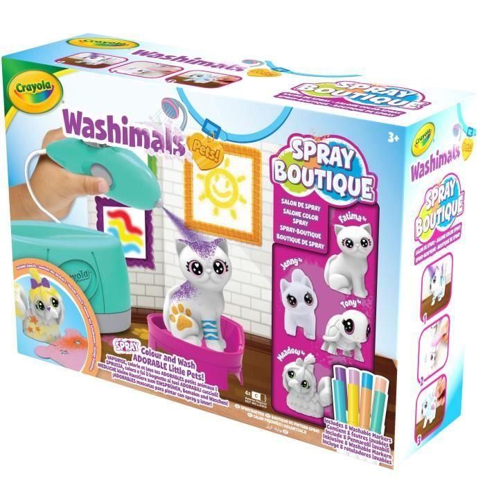 Washimals Spray Boutique Con 4 Mascotas 74-7517 Crayola 3