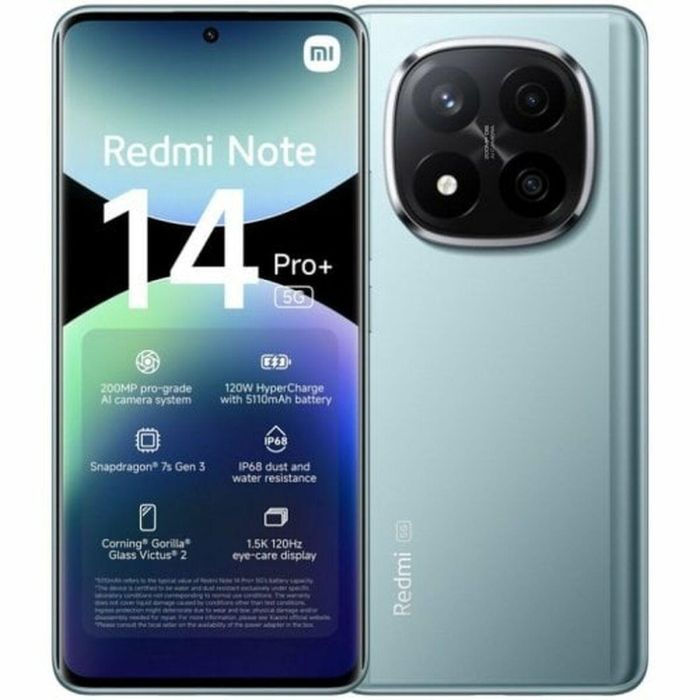 Smartphone Xiaomi Redmi Note 14 Pro+ 8GB/ 256GB/ 6.67"/ 5G/ Azul