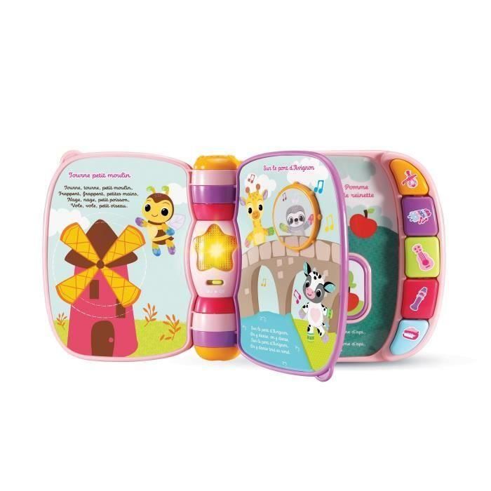 VTECH BABY - Libro Super Encantado de Gatitos Bebé - Rosa 1 VTECH BABY - Libro Super Encantado de Gatitos Bebé - Rosa 1