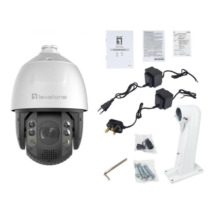 Level One Cámara de Seguridad IP PTZ Dome FCS-4072 Out 4MP H.265 IR 200m PoE Zoom 32x 1