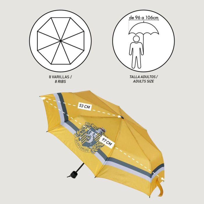 Paraguas manual plegable harry potter hufflepuff t53c:53 cm 2 Paraguas manual plegable harry potter hufflepuff t53c:53 cm 2