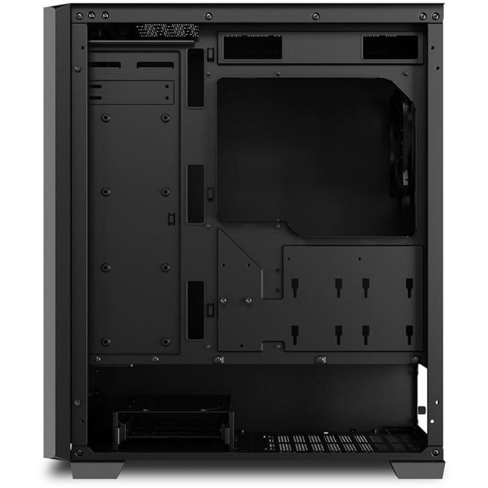 SHARKOON VS9 Midi Tower Negro ATX, micro ATX, Mini-ITX para PC con Gestión de Cables y Puertos USB 3.0 5