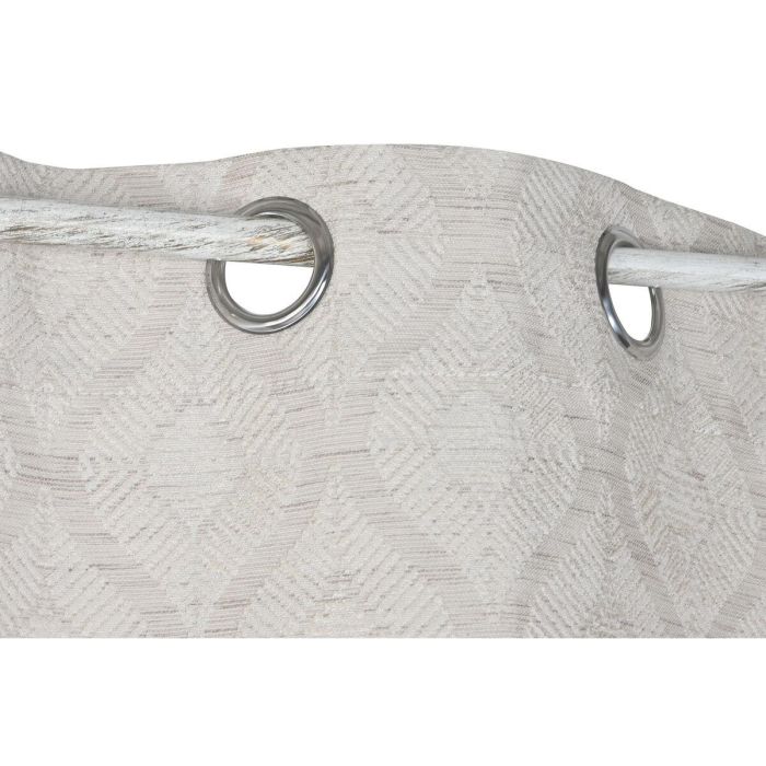 Cortina Tradicional DKD Home Decor Beige 260 x 260 x 140 cm 3 Cortina Tradicional DKD Home Decor Beige 260 x 260 x 140 cm 3