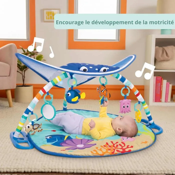 Disney Baby Colchoneta de actividades Mr. Ray Ocean Lights con Nemo 4 Disney Baby Colchoneta de actividades Mr. Ray Ocean Lights con Nemo 4
