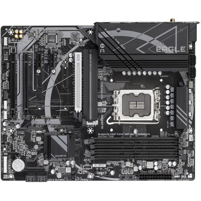 Gigabyte 9MZ79EGLX-00-10 Placa Base Z790 EAGLE AX Socket 1700 Intel 12ª-14ª Gen, DDR5, Wi-Fi 6E, LAN 2.5GbE, PCIe 5.0 3 Gigabyte 9MZ79EGLX-00-10 Placa Base Z790 EAGLE AX Socket 1700 Intel 12ª-14ª Gen, DDR5, Wi-Fi 6E, LAN 2.5GbE, PCIe 5.0 3