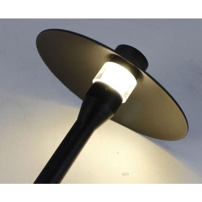Baliza LED Exterior 54Cm 7W 220VAC 3000ºK Negro 2