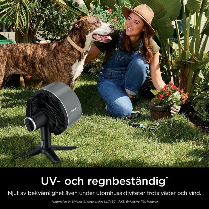 Shark Ventilador de Mesa FA150EU FlexBreeze TableMate Con o sin Cable 10