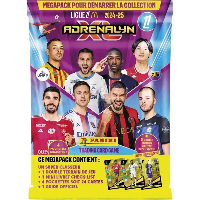 Starter pack - PANINI - Adrenalyn XL Ligue 1 McDonald's 2024-2025 - Carpeta y tarjetas