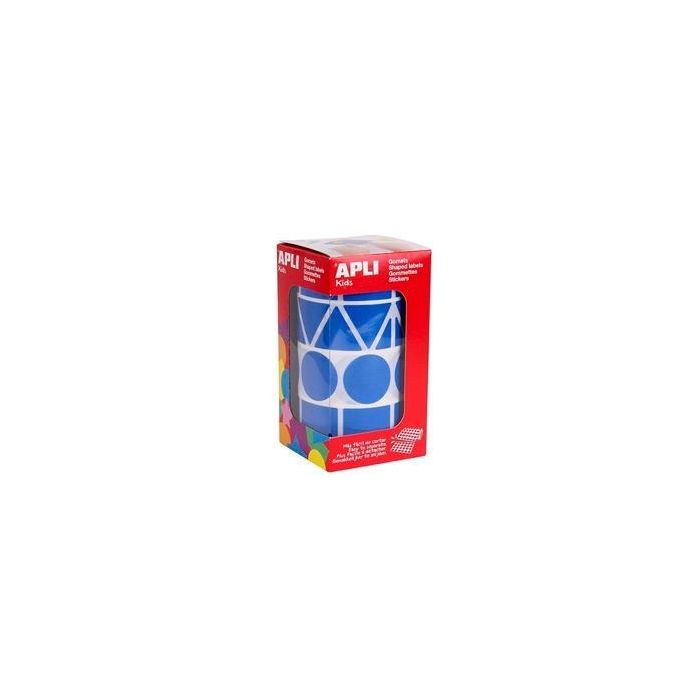 Apli Gomets Figuras Surtidas Rollo Azul XL