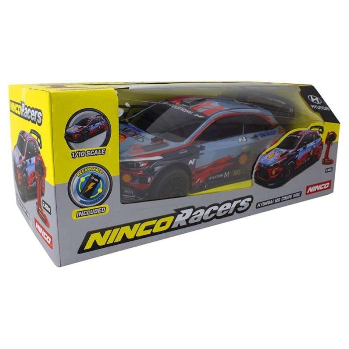 Coche radio control hyundai i20 wrc escala 1:10. 2.4 ghz. 54.50x26x21 cm 3