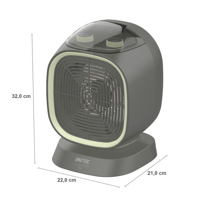 Calefactor Portátil IMETEC 4030 ECOSILENT Negro 8