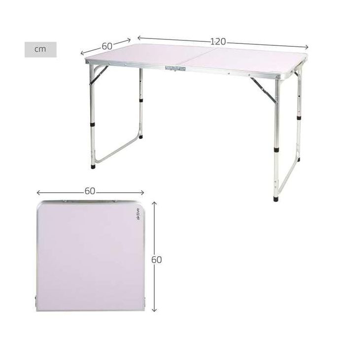 Color Baby Mesa Maletin Camping Aluminio 120x60xh60/70cm Ajustable 3 Color Baby Mesa Maletin Camping Aluminio 120x60xh60/70cm Ajustable 3