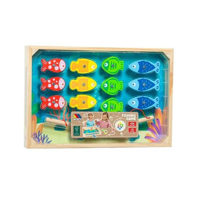 Juego de pesca de madera. 22x22x8.50cm 4 Juego de pesca de madera. 22x22x8.50cm 4