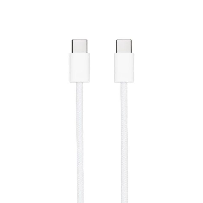 NANO CABLE 10.01.6001-CO Cable USB-C 2.0 Macho a USB-C 2.0 Macho 3A 60W Blanco 1 Metro 1