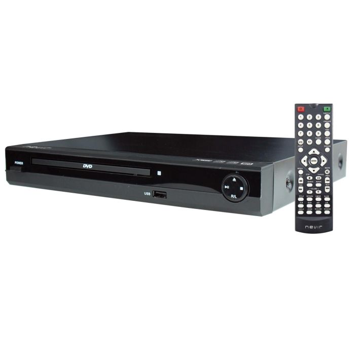 Nevir NVR-2331 DVD Sobremesa USB con HDMI, SCART, AV, Audio Digital Coaxial y Cable HDMI Incluido