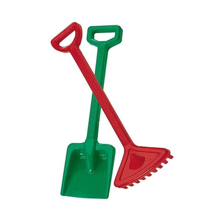 Pala y rastrillo 39x14 cm en red 1 Pala y rastrillo 39x14 cm en red 1
