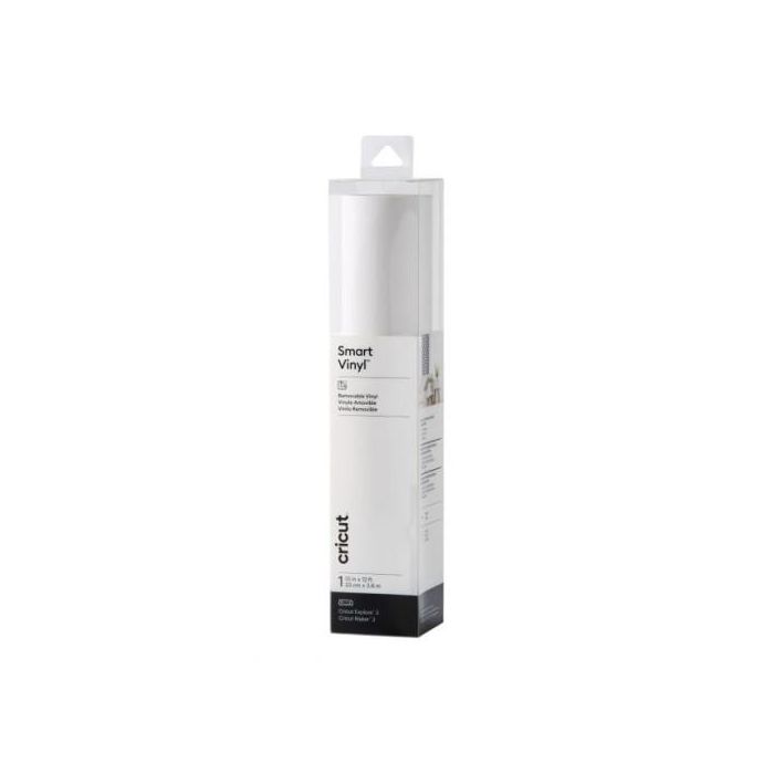 Cricut Rollo de vinilo de termotransferencia Smart Vinyl Removable Blanco 330 mm x 3700 mm - 2009052 Cricut Rollo de vinilo de termotransferencia Smart Vinyl Removable Blanco 330 mm x 3700 mm - 2009052