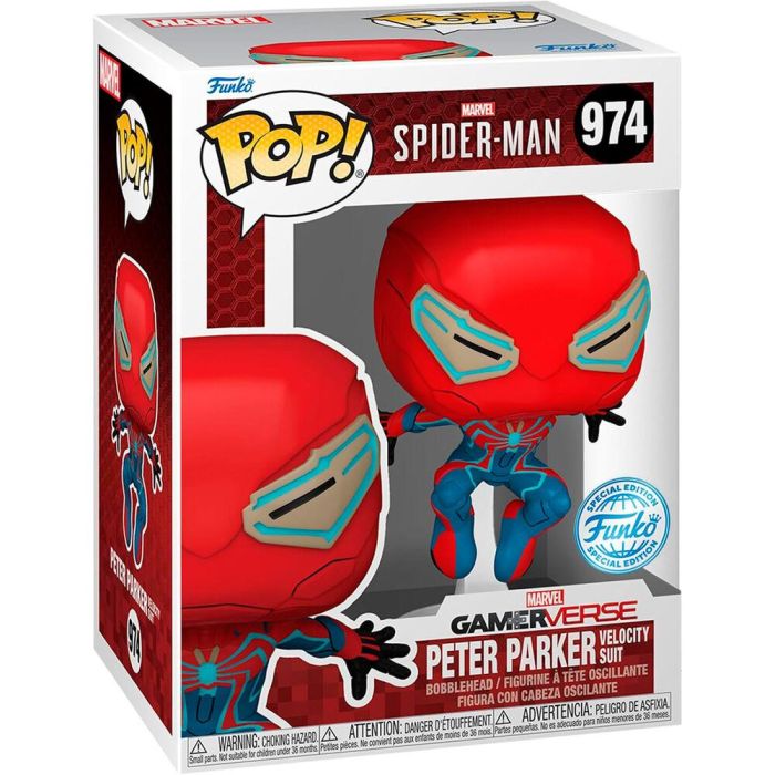 Figura POP Marvel Spider-Man Peter Parker Exclusive 1 Figura POP Marvel Spider-Man Peter Parker Exclusive 1