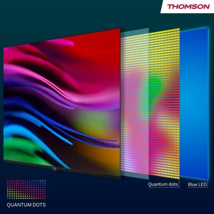 Thomson 43QG4S14 Televisor QLED 43" (109 cm) 4K 3840x2160 HDR 10 Google TV 2xHDMI 2.1 + 2xHDMI 2.0 4