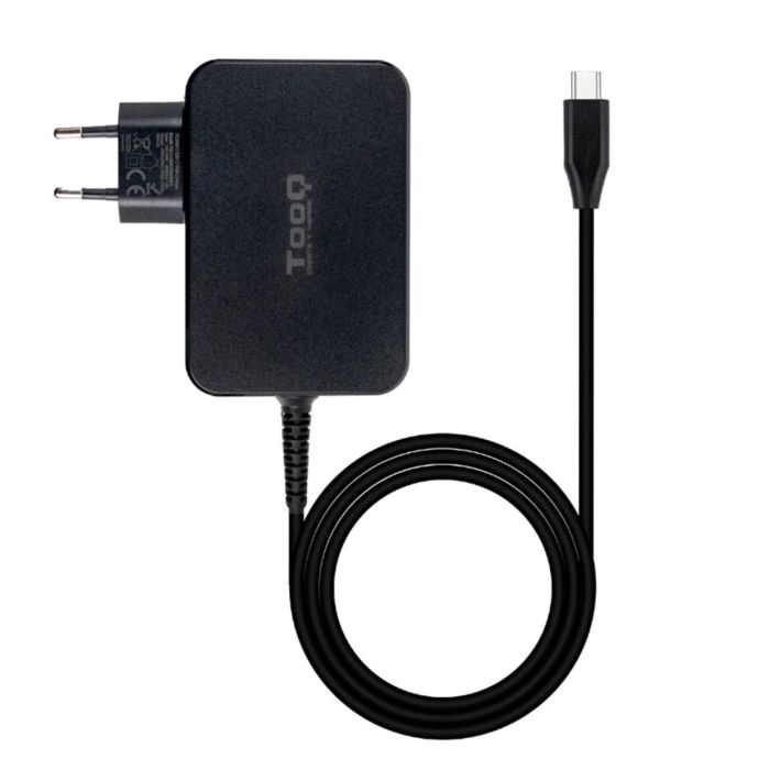 TooQ TQLC-USBCGAN90PD Cargador Portátil GaN 90W USB Tipo-C para Notebooks Mac Voltaje 5-20V Negro 1 TooQ TQLC-USBCGAN90PD Cargador Portátil GaN 90W USB Tipo-C para Notebooks Mac Voltaje 5-20V Negro 1